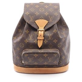 Rucksack/Handtasche Montsouris MM Louis Vuitton Braun Monogramm