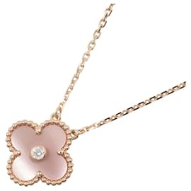 Collier Vintage Alhambra de Van Cleef & Arpels Rose Doré Autre