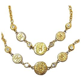 Collier Vintage en Strass Chanel Doré