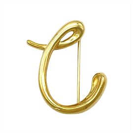 Broche Letra C en Oro Amarillo de 18K de Tiffany & Co. Otro