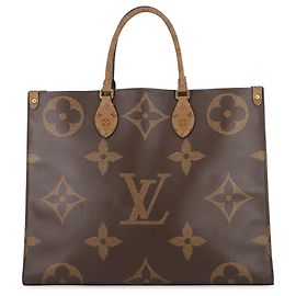 Borsa Tote OnTheGo GM Monogram Reverse Gigante Louis Vuitton Rosso