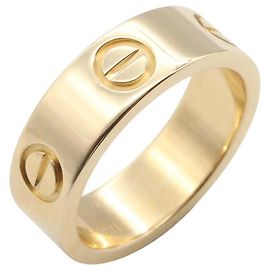 Cartier Love Ring in 18K Yellow Gold Golden