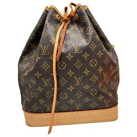 Louis Vuitton Noe Handbag Monogram Canvas Large Brown