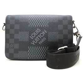 Louis Vuitton Damier Graphite 3D Studio Messenger Bag Damier ebene