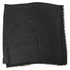 Sciarpa/Stola Monogramma Louis Vuitton Nero