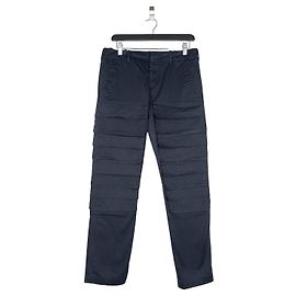 Helmut Lang 1990er Multi-Taschen Militär Biker Cargo-Hose Schwarz