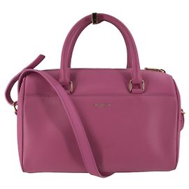 Saint Laurent Mini bolsa de couro rosa com alça Rosa