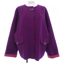 Hermès Veste en cachemire Hermes 3E0109DZ Violet
