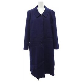 Abrigo Chanel Azul Azul marino
