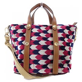 Autre Marque Bolsa Roberta di Camerino Rosa Branco Azul Azul marinho