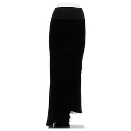 Rick Owens Samtrock Schwarz Schwarz