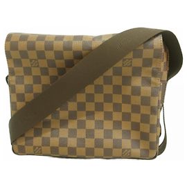Borsa a Spalla Damier Naviglio Louis Vuitton N45255 Ebano Damier ebene