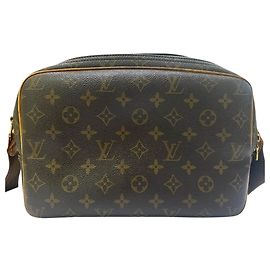 Sac à épaule Reporter PM Monogram Louis Vuitton Marron