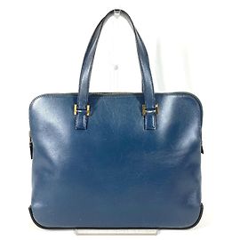 Hermès Hermes Vintage Escapada Briefcase Navy blue