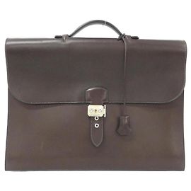Sac à Dépêches Hermès Marron