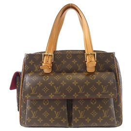 Borsa Louis Vuitton Monogram Multipli Cité Marrone
