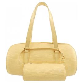 Bolsa de mão Soufflot Epi Louis Vuitton Branco