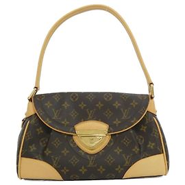 Borsa a Spalla Beverly MM Monogram Louis Vuitton Marrone Monogramma