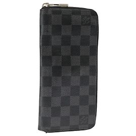 Louis Vuitton Zippy wallet vertical Damier Graphite Brown