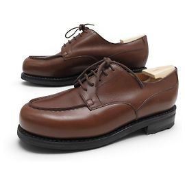 CHAUSSURES JM WESTON 641 DERBY GOLF 6C 40 FIN CUIR MARRON COM EMBALAGEM Marrom