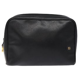 Sac à main en cuir Anagram Loewe Noir
