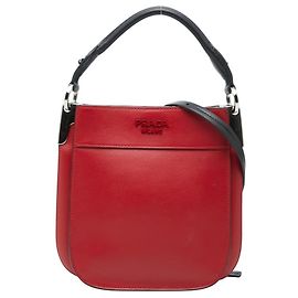 Bolso de cuero rojo Prada Maggit Roja