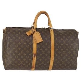 Louis Vuitton Keepall Monogram Canvas 55 Marron
