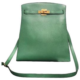 Hermès Kelly Sport Vert Émeraude Cuir Epsom GM Vert