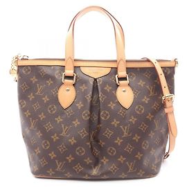 Louis Vuitton Palermo PM Monogram Handtasche Braun Monogramm