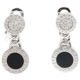 Bulgari Orecchini a clip in onice e diamanti Bvlgari Nero D'oro Altro