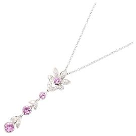 Collana in platino Tiffany & Co. con accenti di diamante Argento Rosa Altro