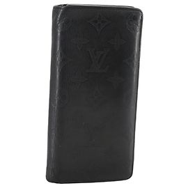 Louis Vuitton Brazza Long Bifold wallet Monogram shadow Black