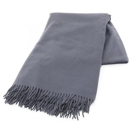 Chal de cachemira gris Hermès Castaño