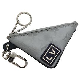 Louis Vuitton Porte cles satellite Canvas Silvery