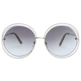Chloé Sonnenbrille 2022 Poppy Iconic Silber