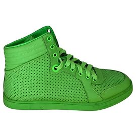 Baskets Gucci Coda Vert Cuir Vert