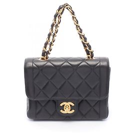 Mini sac à main Matelassé Chanel Noir