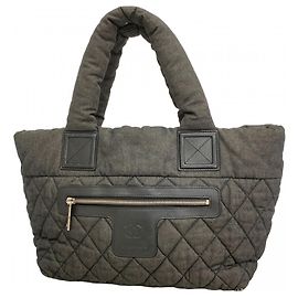 Borsa tote in denim Coco Cocoon di Chanel Nero