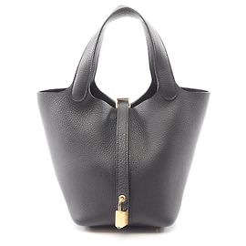 Hermès Hermes Picotin Lock PM Handbag Black