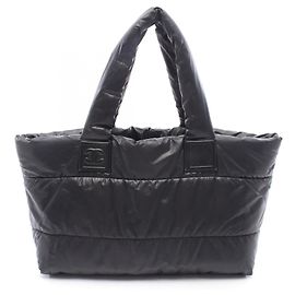 Borsa tote reversibile Chanel Coco Cocoon MM Nero Bordò