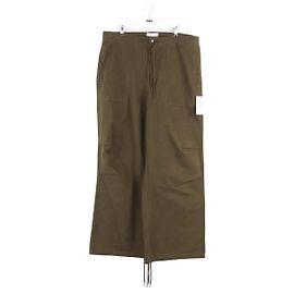 Autre Marque Weite Hose Khaki Khaki