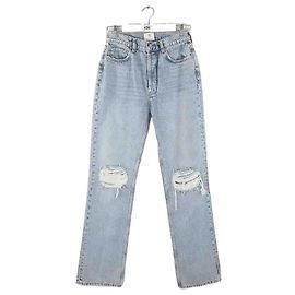 Anine Bing Jeans in cotone Blu