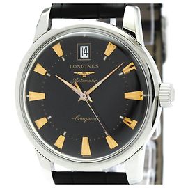Relógio automático masculino Longines Conquest Heritage em aço Outro