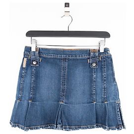 Dolce & Gabbana 2000s Denim Mini-Skirt Blue