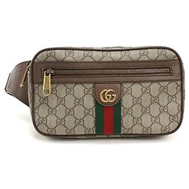 Sac banane Gucci Ophidia GG Beige