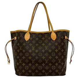 Bolsa tote Monogram Neverfull PM da Louis Vuitton Marrom