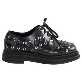 Simone Rocha Scarpe nere con lacci Nero
