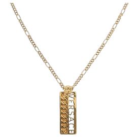 Collier VERSACE en métal doré Auth 176118A Autre