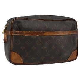 LOUIS VUITTON Clutch Compiegne 28 M51845 LV Auth BA12322 Monogramm