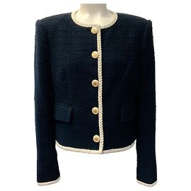 Giacca Mabel in tweed di cotone blu navy Veronica Beard Blu navy